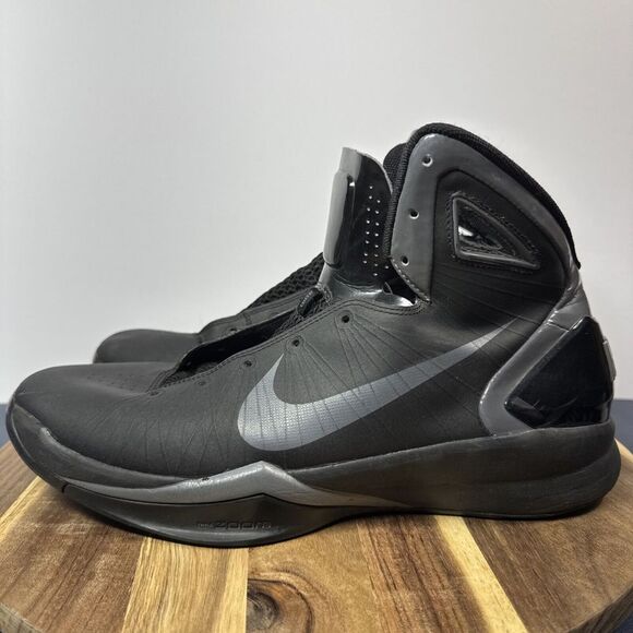 Size 13 - Nike Hyperdunk 2010 Black Dark Grey Men's - Picture 6 of 16